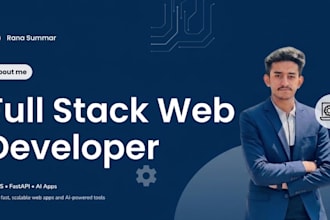 build a full stack web app,ai website,ai web application,ai software developer