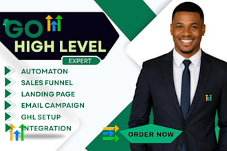 be your go high level expert, ghl landing page sales funnel go highlevel web