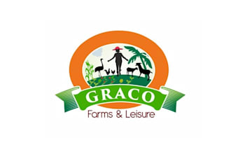 create a beautiful natural logo for a hotel and organic farm