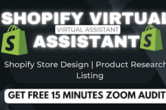 shopify VA shopify virtual assistant shopify multi vendor ebay virtual assistant