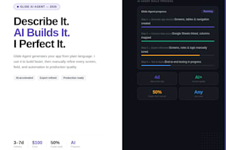 build a glide app built with ai agent from plain language prompt