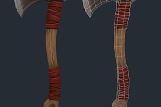 create low poly 3d models for games or web