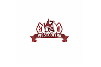 design recruit volunteer firefighters logo