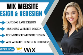 design or redesign modern, responsive website for your business with wix and wp