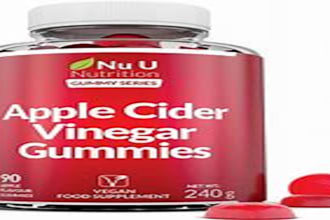 design apple cider vinegar gummy supplement label and amazon images