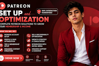 optimize patreon profile author patreon page creator patreon promotion marketing