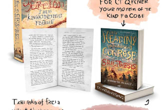 do kindle ebook cover design and KDP print book cover design