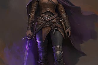 fantasy dnd character illustration