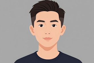 draw realistic face vector cartoon portrait of you