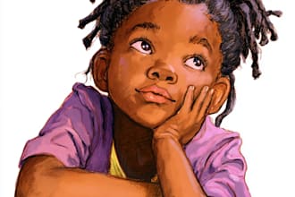 draw african american children book illustrations