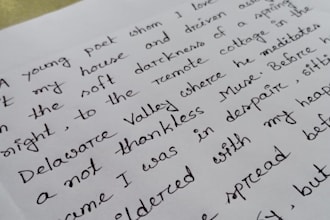 provide elegant handwriting services for your notes ,letters, assignments