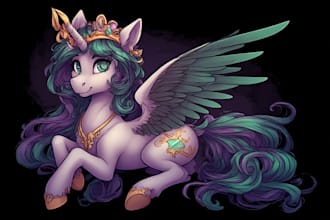 create custom pony oc character art