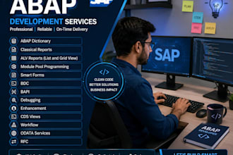 offer custom sap abap solutions and development services