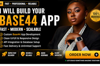 build custom base44 ai saas app, website and automation as base44 expert