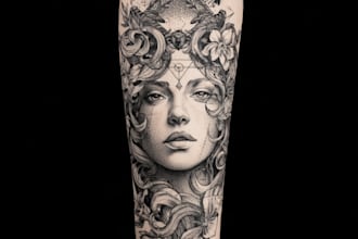 make a traditional japanese irezumi tattoo