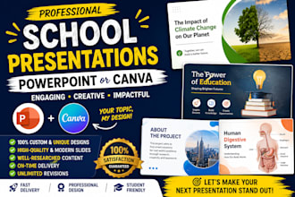 design professional powerpoint presentations for students and teachers