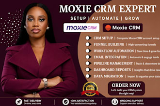 build moxie CRM automation workflows and pipelines