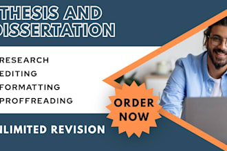 proofread edit thesis dissertation and apa 7 formatting