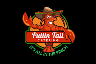 design fantastic custom food catering company logo