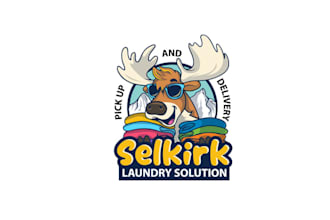 design cleaning fresh wash business logo