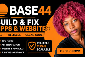 fix, build and migrate base44 app, base44 expert, base44 bug fixing, vibe coding