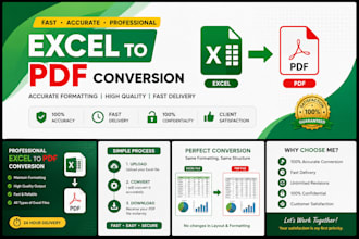 professionally convert excel files to PDF