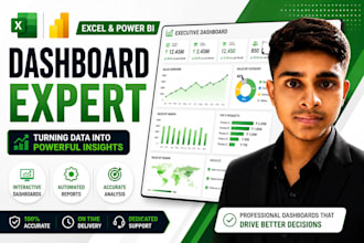 create a professional excel dashboard for your business data