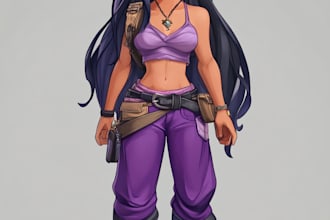design 2d game character