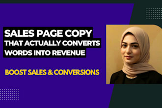 write sales page copywriting that boosts sales and leads