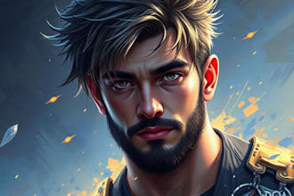 do professional digital painting