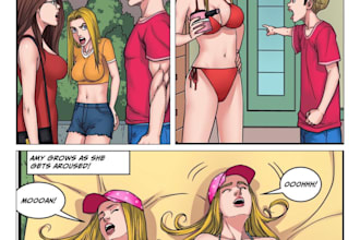 draw cute nsfw or sfw comic illustration, comic book, superhero, comic illustrat