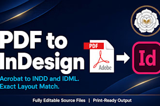 convert your adobe acrobat pdf to editable adobe indesign indd idml editable doc