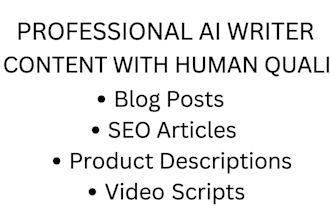 write high quality website content and scripts using ai