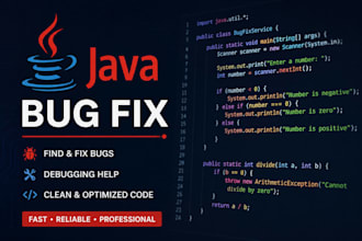 fix bugs in your java code
