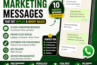 write high converting marketing messages that get replies and sales