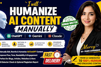 manually edit, rewrite, and humanize ai chatgpt content