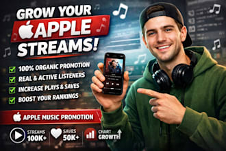 grow your apple  streams with organic promotion