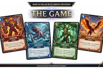 design card game, board game, tarot cards, playing cards, and card illustration