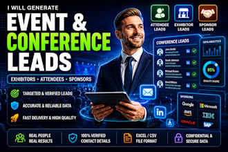 generate conference event exhibitors attendees sponsors leads