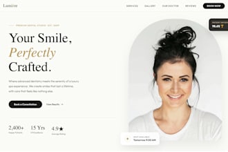 build a stunning website for your local business or service