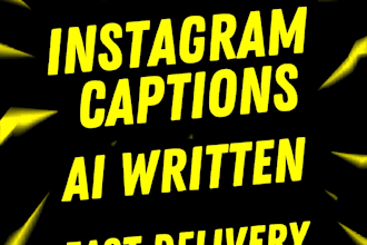 write viral instagram captions for brands and influencers