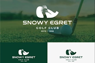 do professional minimalist golf club logo