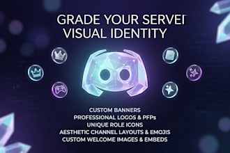 professional discord server design and aesthetic branding