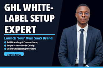 setup your gohighlevel saas white label agency account