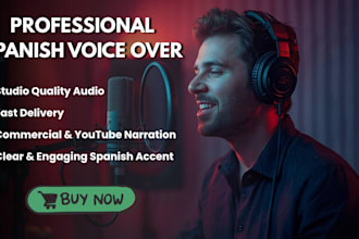 do a professional spanish voice over