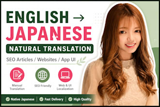 translate SEO articles into natural japanese
