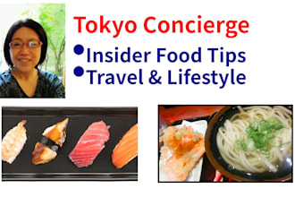 be your tokyo travel and admin concierge