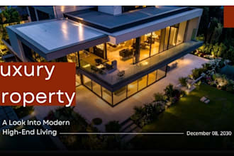 design real estate luxury property landscape developer brochure