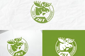 design outstanding sunset pine forest landscape logo