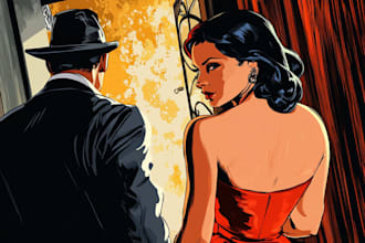 comic book illustration with comic book illustrator